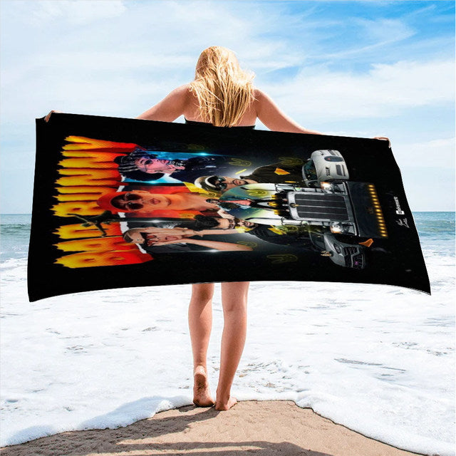 OMGBENITO Beach Towel